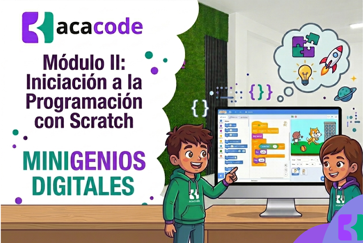 MiniGenios Introducción a Scratch y Animación - acacode